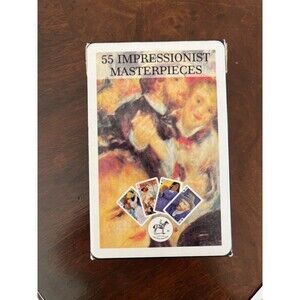 PIATNIK Playing Cards: 55 DIFFERENT Impressionist Masterpieces Made in Austria